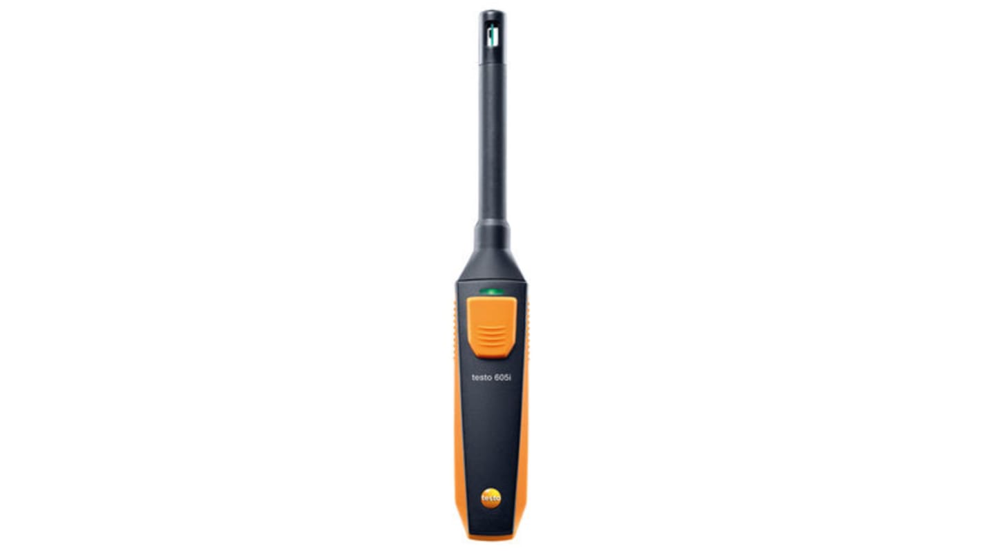 Testo 605i Handheld Thermohygrometer, ±1.8 %RH Accuracy, +60°C Max, 100%RH Max