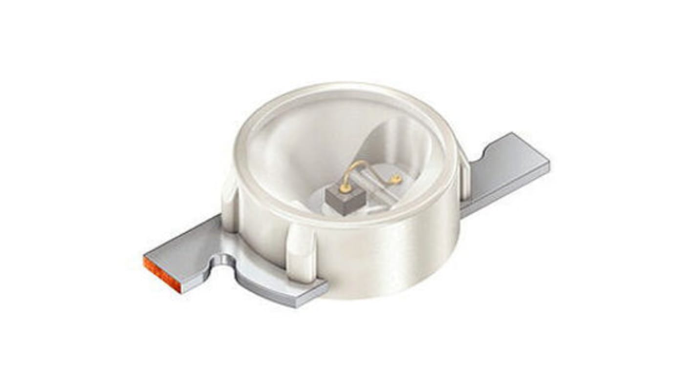 ams OSRAM LED, 2 tüskés, felületre szerelhető, Sárga, 590 nm, 4800 mlm, 560 → 1800 mcd, 2,35 V, 120°, PointLED