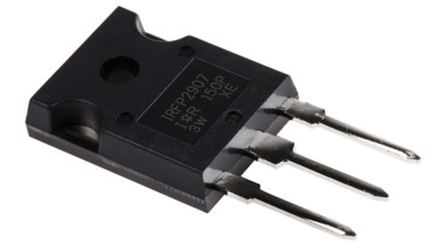 N-Channel MOSFET, 209 A, 75 V, 3-Pin TO-247AC Infineon IRFP2907PBF
