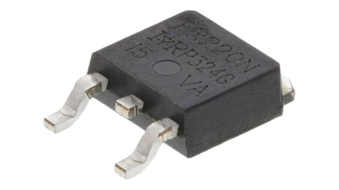 N-Channel MOSFET, 5 A, 200 V, 3-Pin DPAK International Rectifier IRFR220NPBF