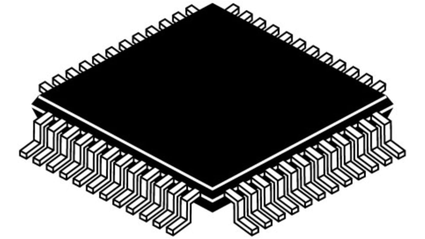 UART ST16C2550CQ48-F 2-csatornás, RS232, RS485, 4Mbit/s, 2,97 → 5,5 V, 48-tüskés, TQFP