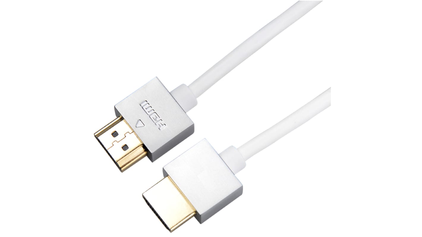 Cable HDMI Blanco RS PRO, long. 0.5m