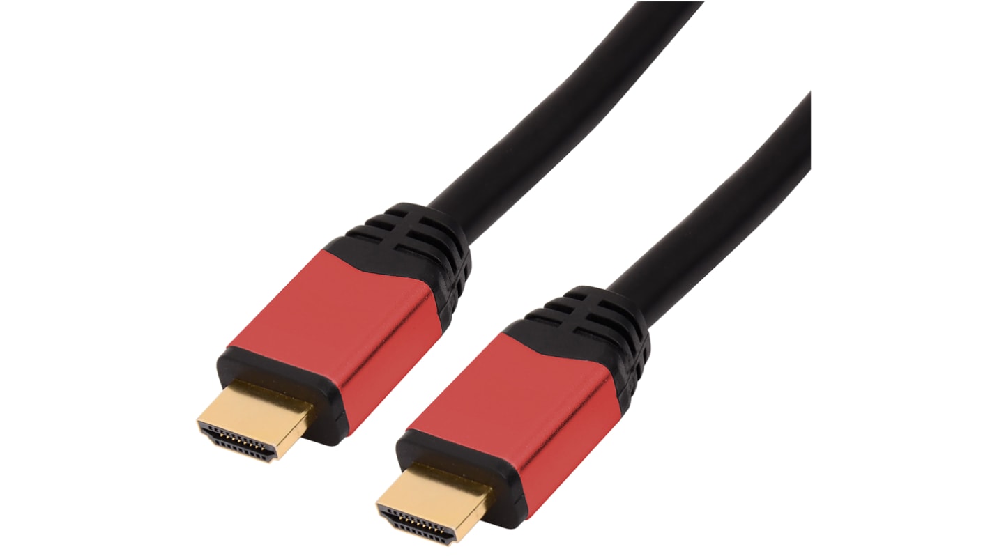 Cable HDMI Rojo RS PRO, long. 10m