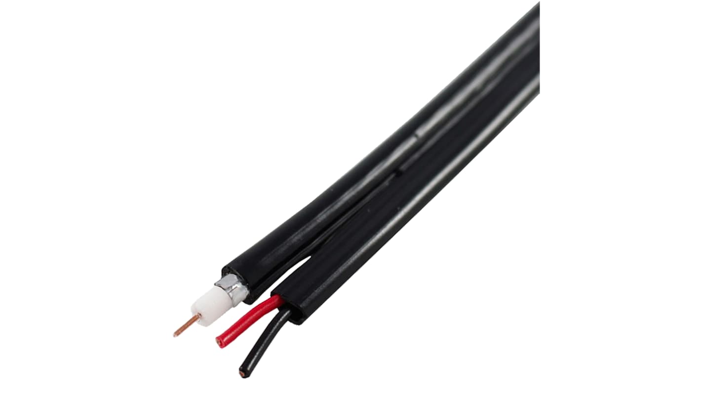 Cable coaxial SDI RG59 RS PRO, long. 100m