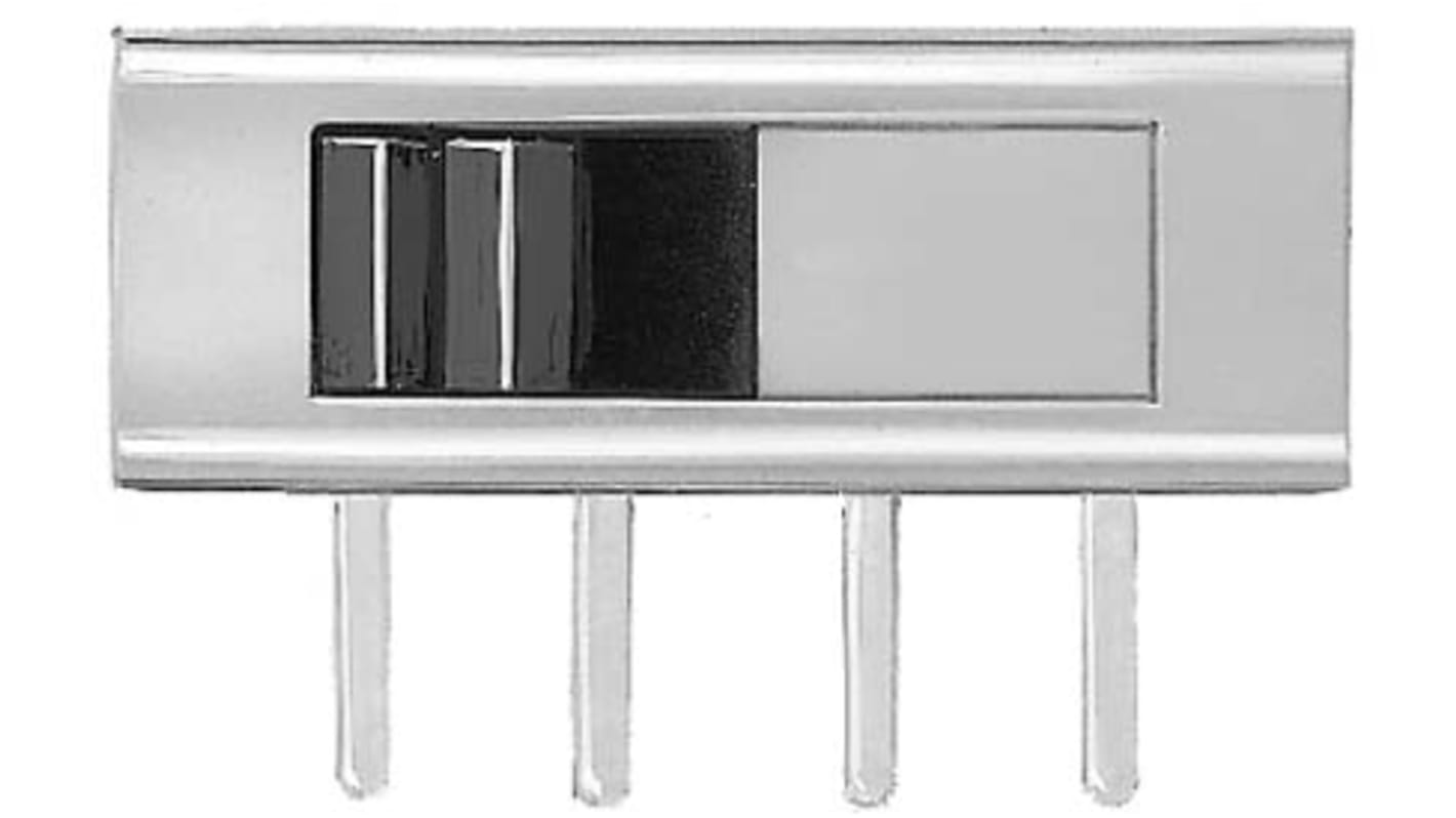 Przełącznik suwakowy, SPST, montaż PCB, 30V dc, 350 mA przy 30 V DC, -20 → +85°C, KNITTER-SWITCH