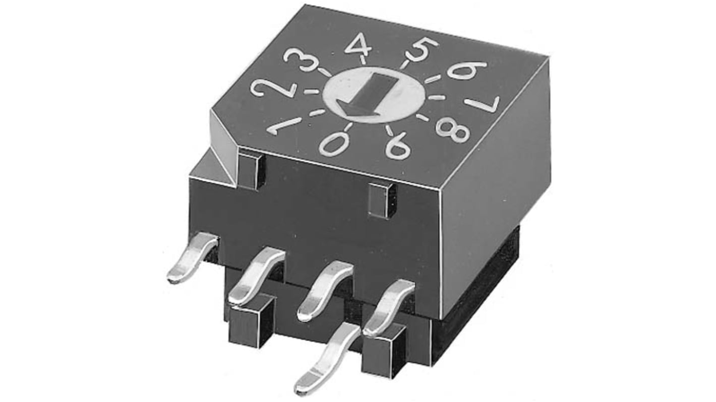 KNITTER-SWITCH 16 Way Through Hole Rotary Switch, Rotary Coded Actuator