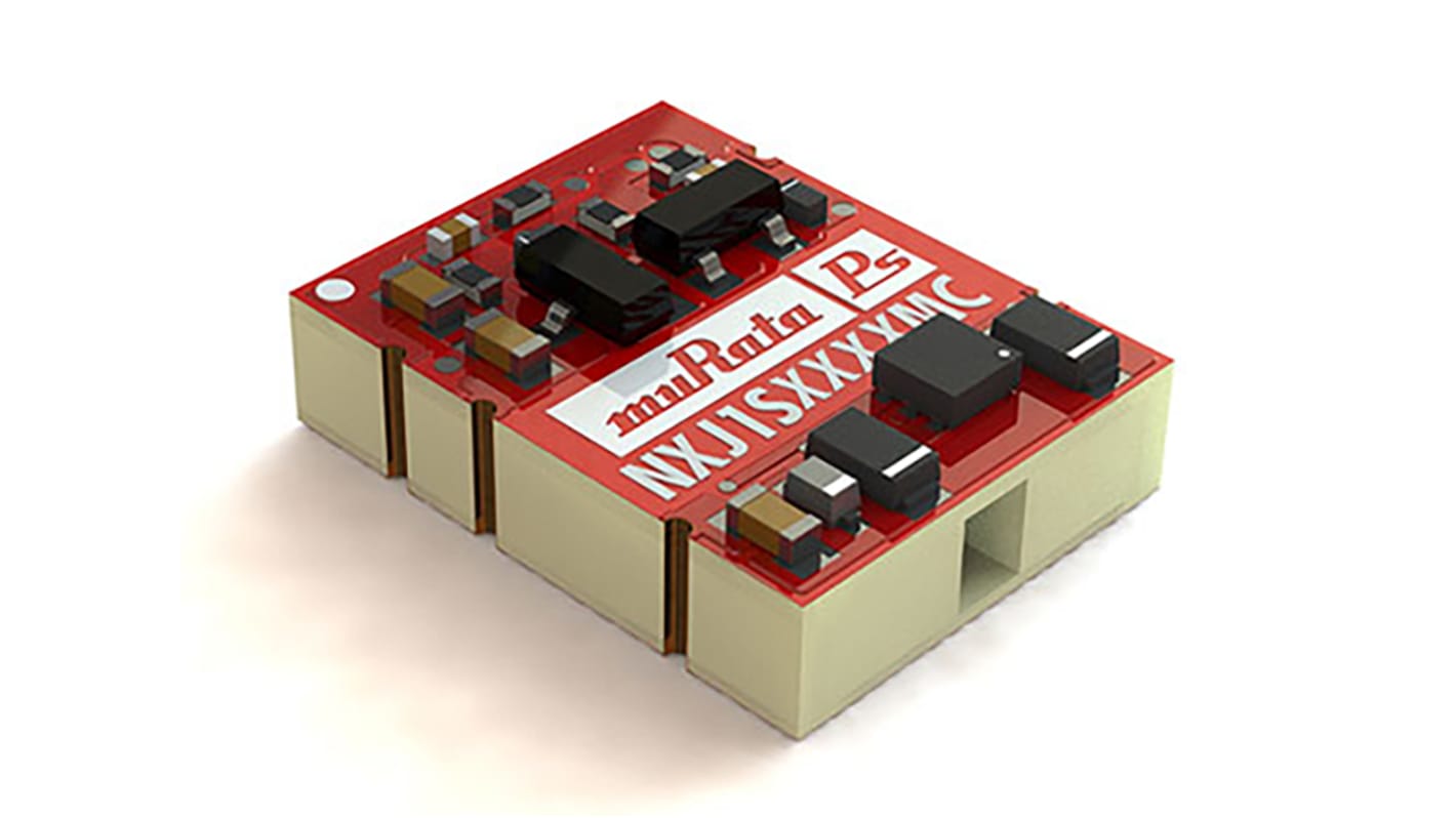 Murata Power Solutions NXJ1 DC-DC Converter, 5V dc/ 200mA Output, 10.8 → 13.2 V dc Input, 1W, Surface Mount,