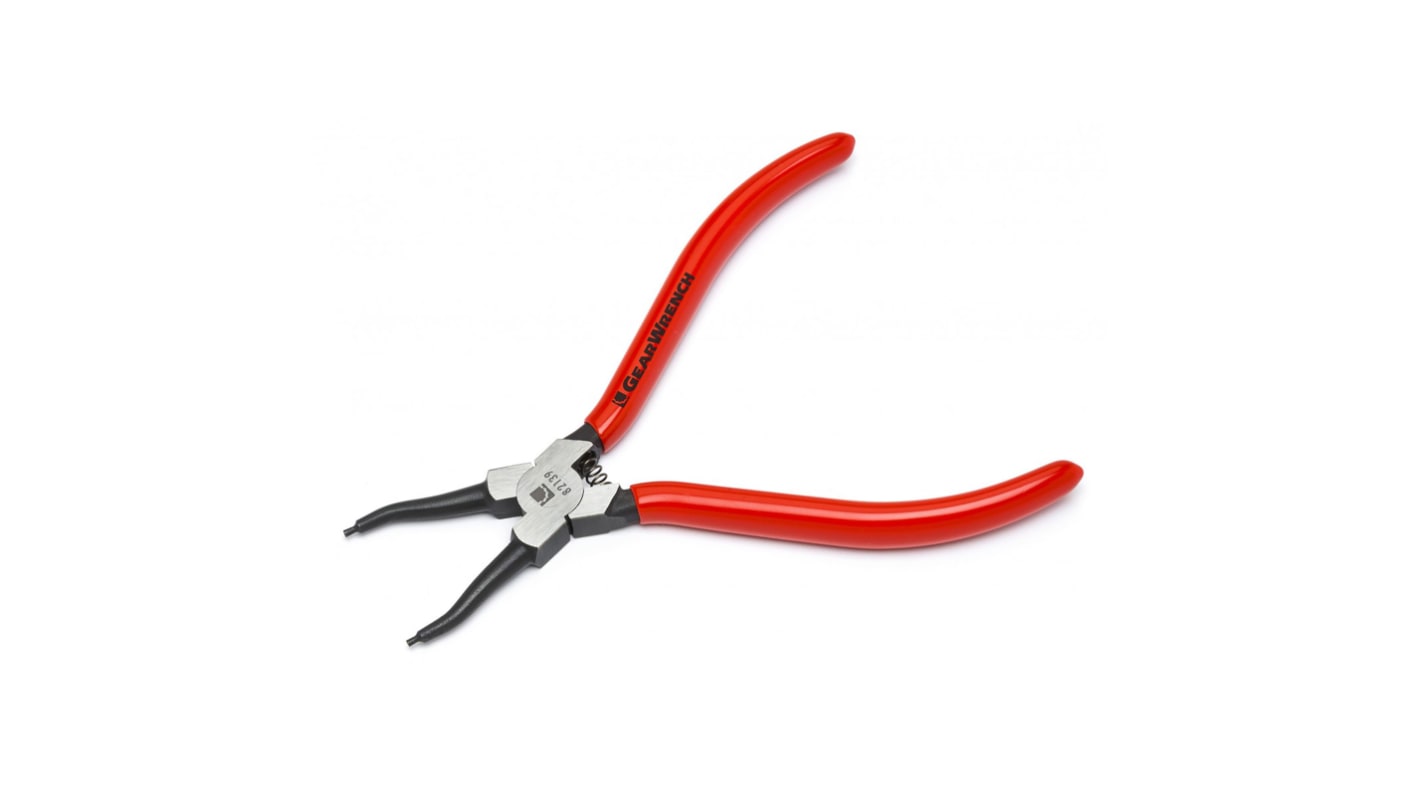 GearWrench Pliers, 5 in Overall, Straight Tip