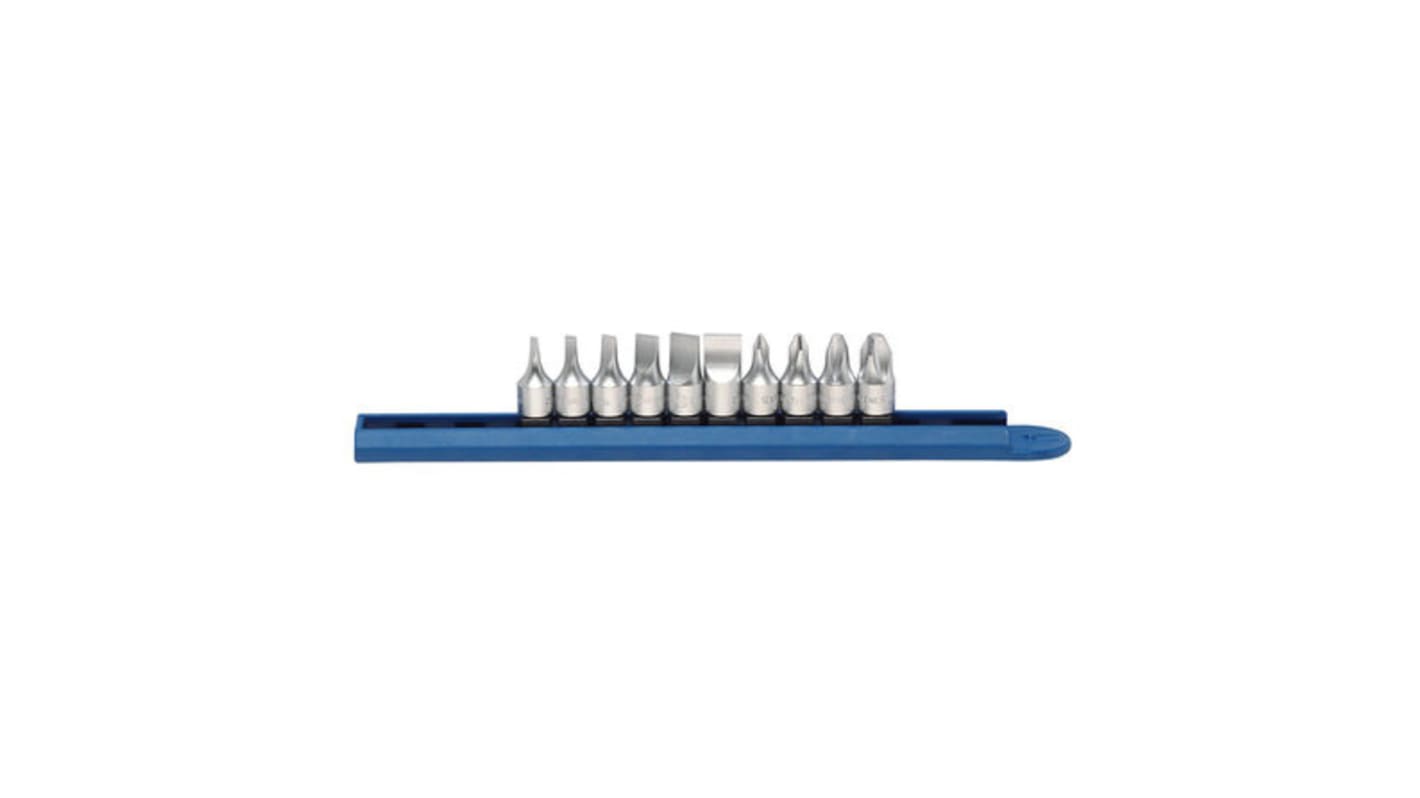 GearWrench Driver Bit Set 10 Pieces, Phillips, Slotted