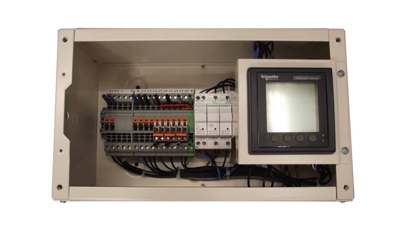 Schneider Electric Energiamérő LCD, 3-fázisú, ±0,005 (teljesítménytényező) %, ±0,05 (frekvencia) %, ±0,5 (hatásos