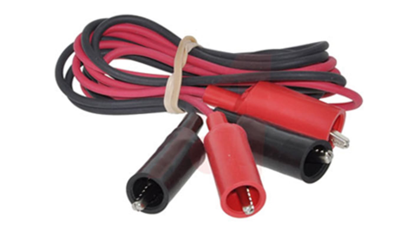 Abbatron Test lead, Black, Red, 1m Lead Length