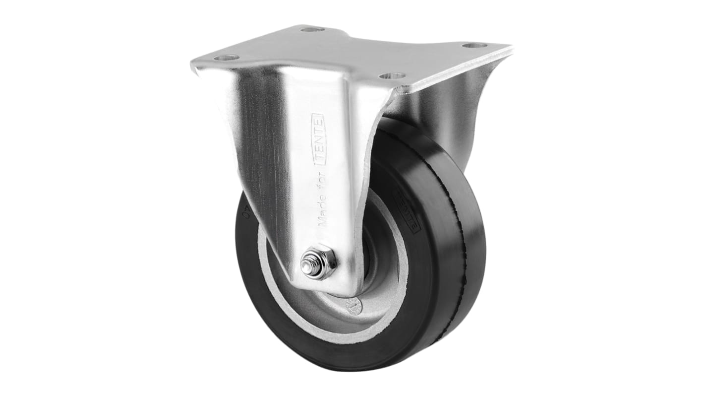 Tente Fixed Castor Wheel, 200kg Capacity, 100mm Wheel