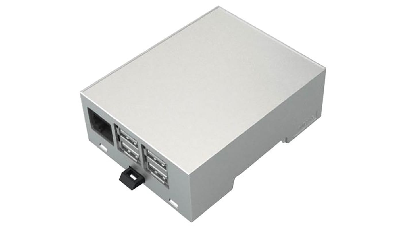 Caja Modulbox DIN Rail Italtronic de ABS y policarbonato Gris para Raspberry Pi 2 B, Raspberry Pi B+