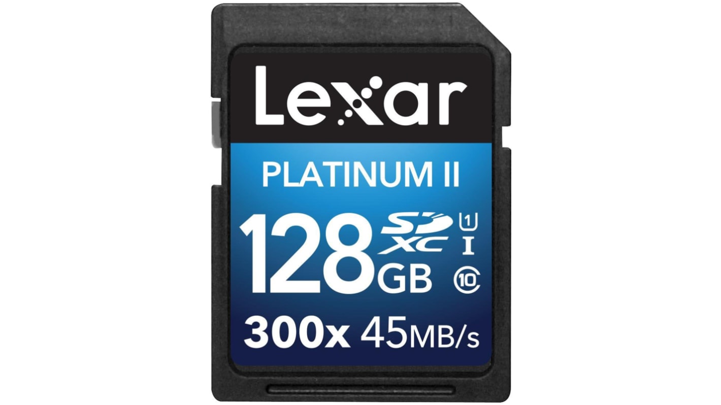 Lexar 128 GB SDXC SD Card, Class 10