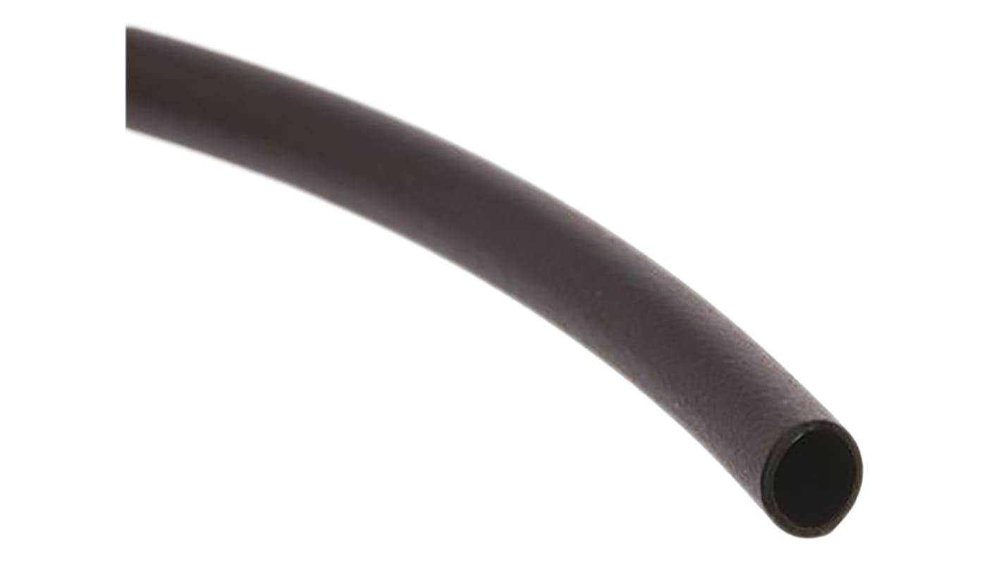 HellermannTyton Heat Shrink Tubing, Black 2.4mm Sleeve Dia. x 10m Length 2:1 Ratio, HIS-PACK Series