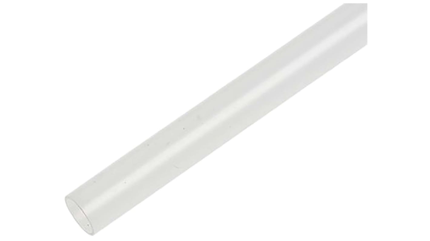 HellermannTyton Halogen Free Heat Shrink Tubing, Clear 25.4mm Sleeve Dia. x 50m Length 2:1 Ratio, TF24 Series