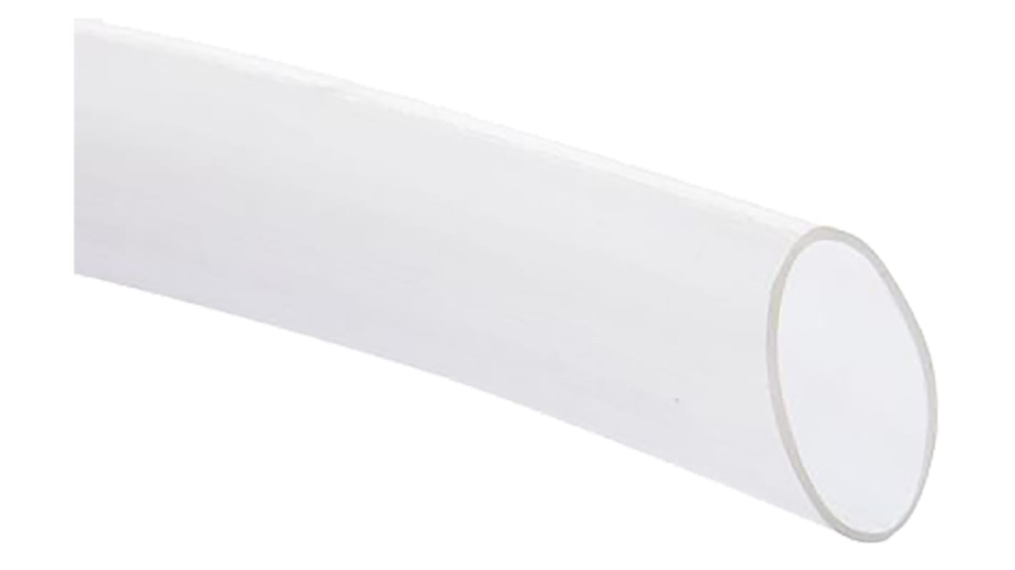 HellermannTyton Halogen Free Heat Shrink Tubing, Clear 12.7mm Sleeve Dia. x 50m Length 2:1 Ratio, TF24 Series