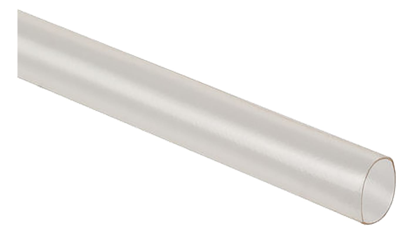 HellermannTyton Halogen Free Heat Shrink Tubing, Clear 4.8mm Sleeve Dia. x 60m Length 2:1 Ratio, TF24 Series