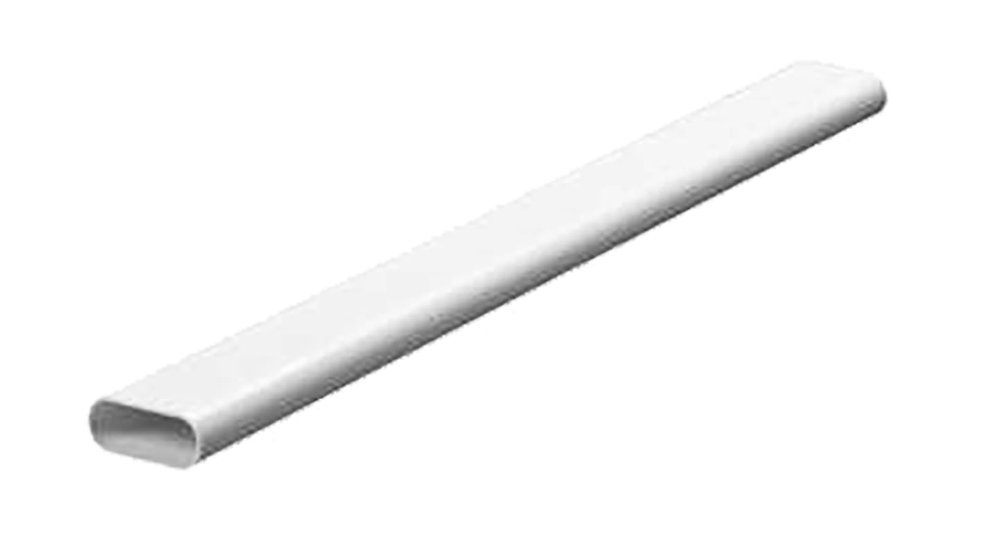 Schneider Electric Oval Conduit, 16mm Nominal Diameter, PVC, White