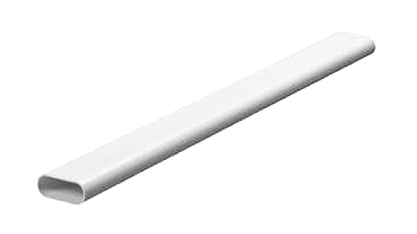 Schneider Electric Oval Conduit, 20mm Nominal Diameter, PVC, White