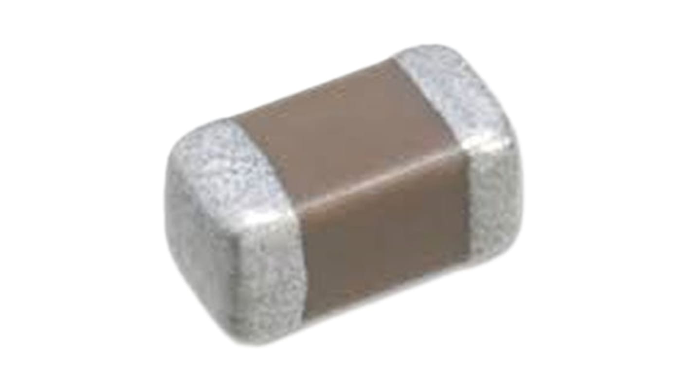 Condensatore ceramico multistrato MLCC, 0805 (2012M), 2.7nF, ±5%, 100V cc, SMD, C0G