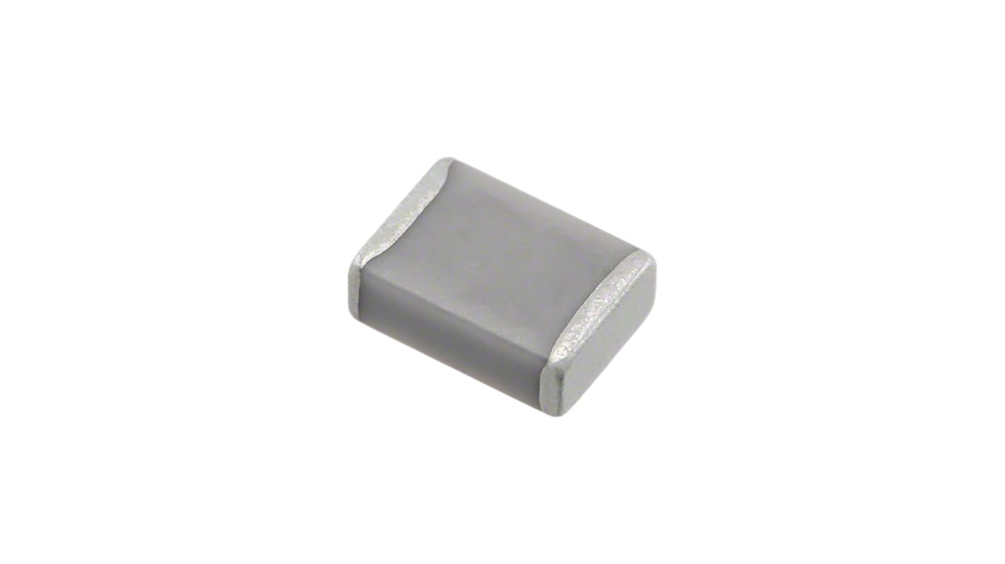 TDK 220nF Multilayer Ceramic Capacitor MLCC, 630V dc V, ±10% , SMD