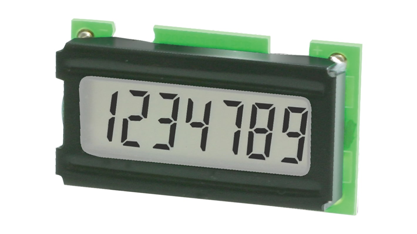 Kübler CODIX 190, 7 cifret Tæller med LCD Display, Forsyning: 4,75 → 15 V dc