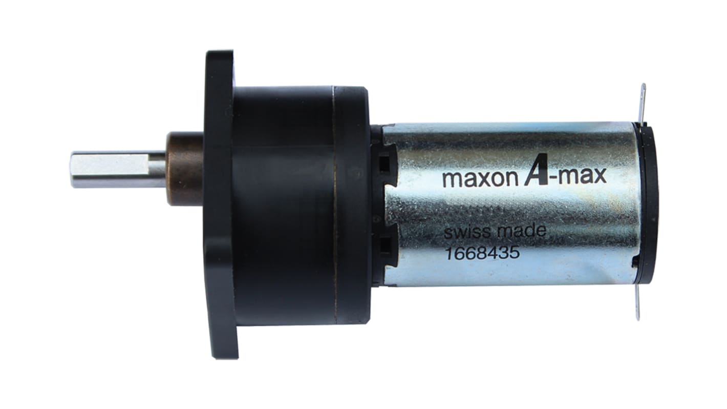 Maxon Bürsten-Getriebemotor bis 60 Ncm, 12 V dc / 7 W, 38 (Dia.)mm