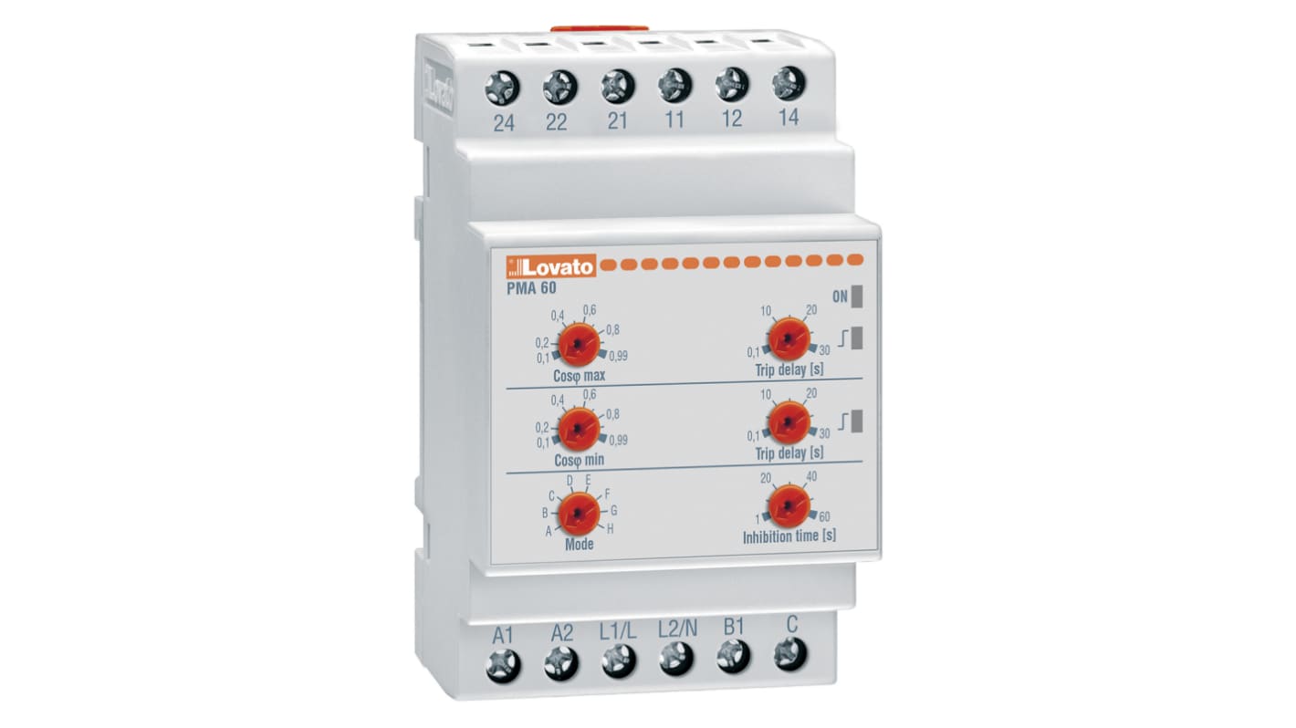 Lovato Phase Monitoring Relay, SPDT, DIN Rail