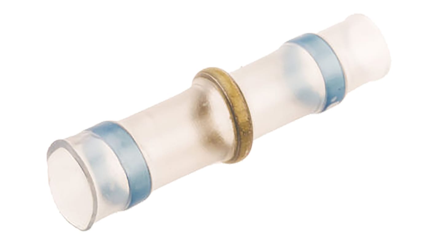 TE Connectivity Transparent Polyolefin Solder Sleeve 55.5mm Length 8 → 18mm Cable Diameter