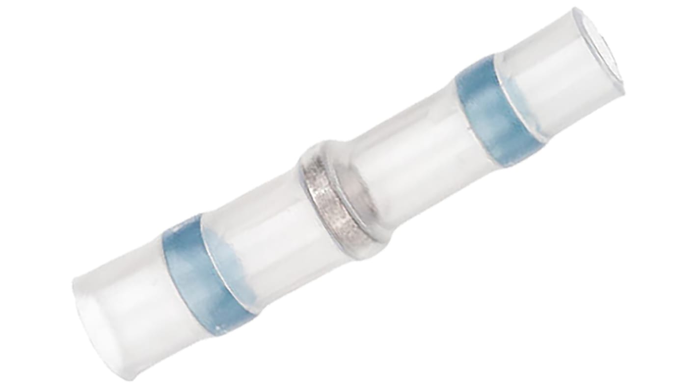 TE Connectivity Transparent Polyolefin Solder Sleeve 80mm Length 17 → 34mm Cable Diameter