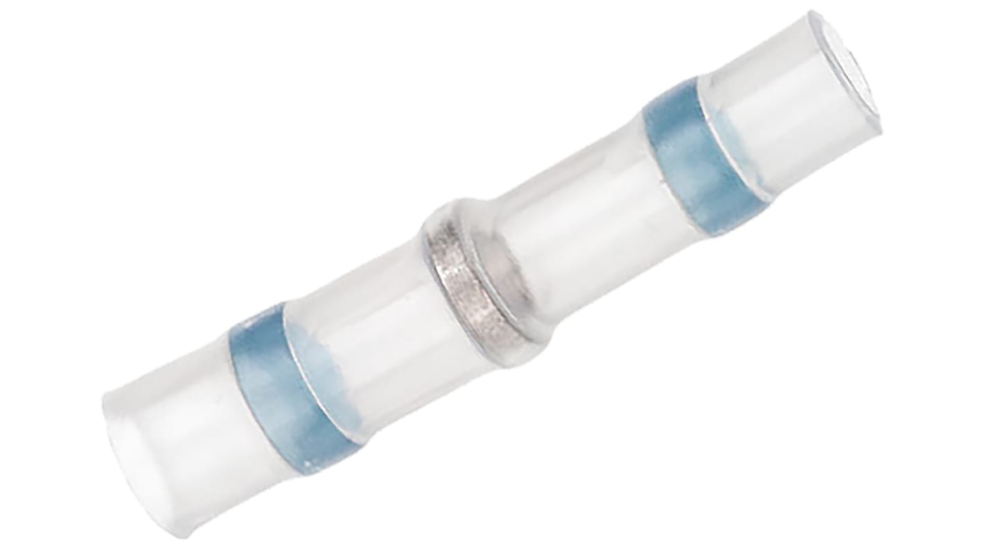 TE Connectivity Transparent Polyolefin Solder Sleeve 21mm Length 2.8 → 7.3mm Cable Diameter
