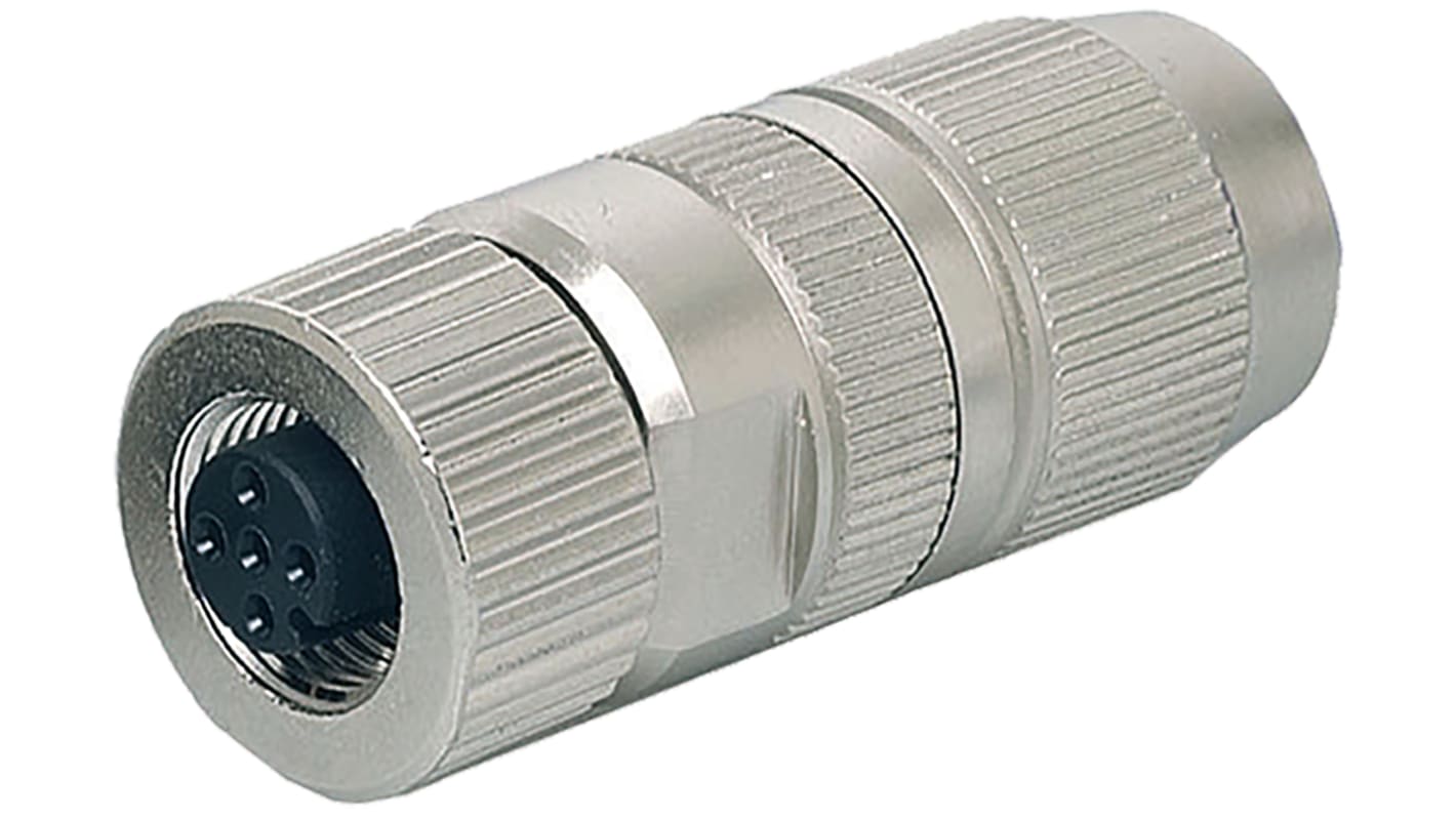 Conector circular Murrelektronik Limited hembra serie 7000 de 5 vías hembra, montaje aéreo, IP67