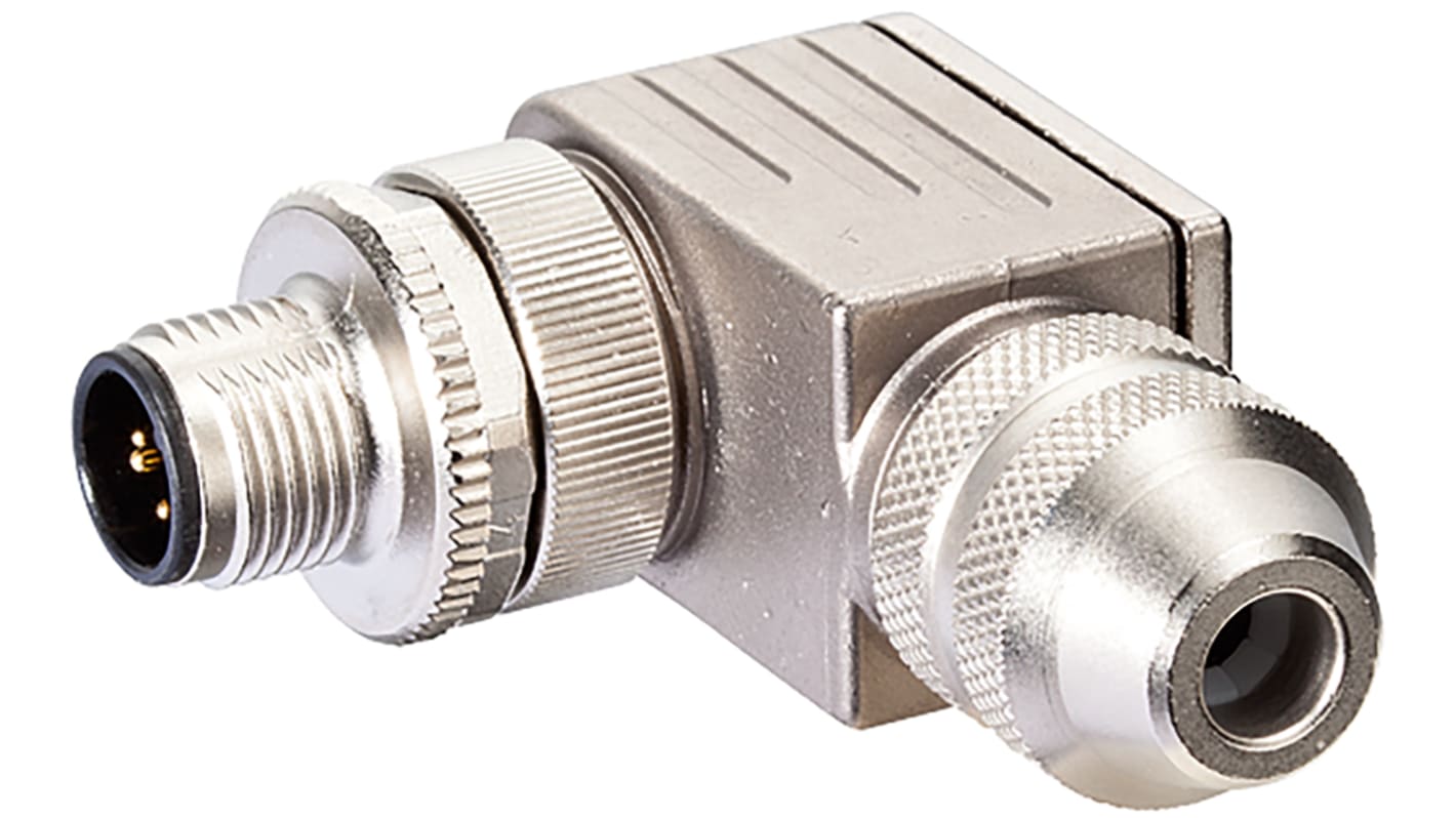 Murrelektronik Circular Connector, 5 Contacts, Cable Mount, M12 Connector, Plug, Male, IP67, 7000 Series