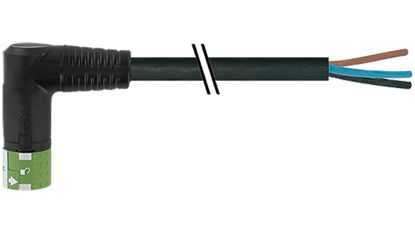 Cable de conexión Murrelektronik Limited, con. A MQ15-X-Power Hembra, 6 polos, con. B Sin terminación, long. 5m, 600 V