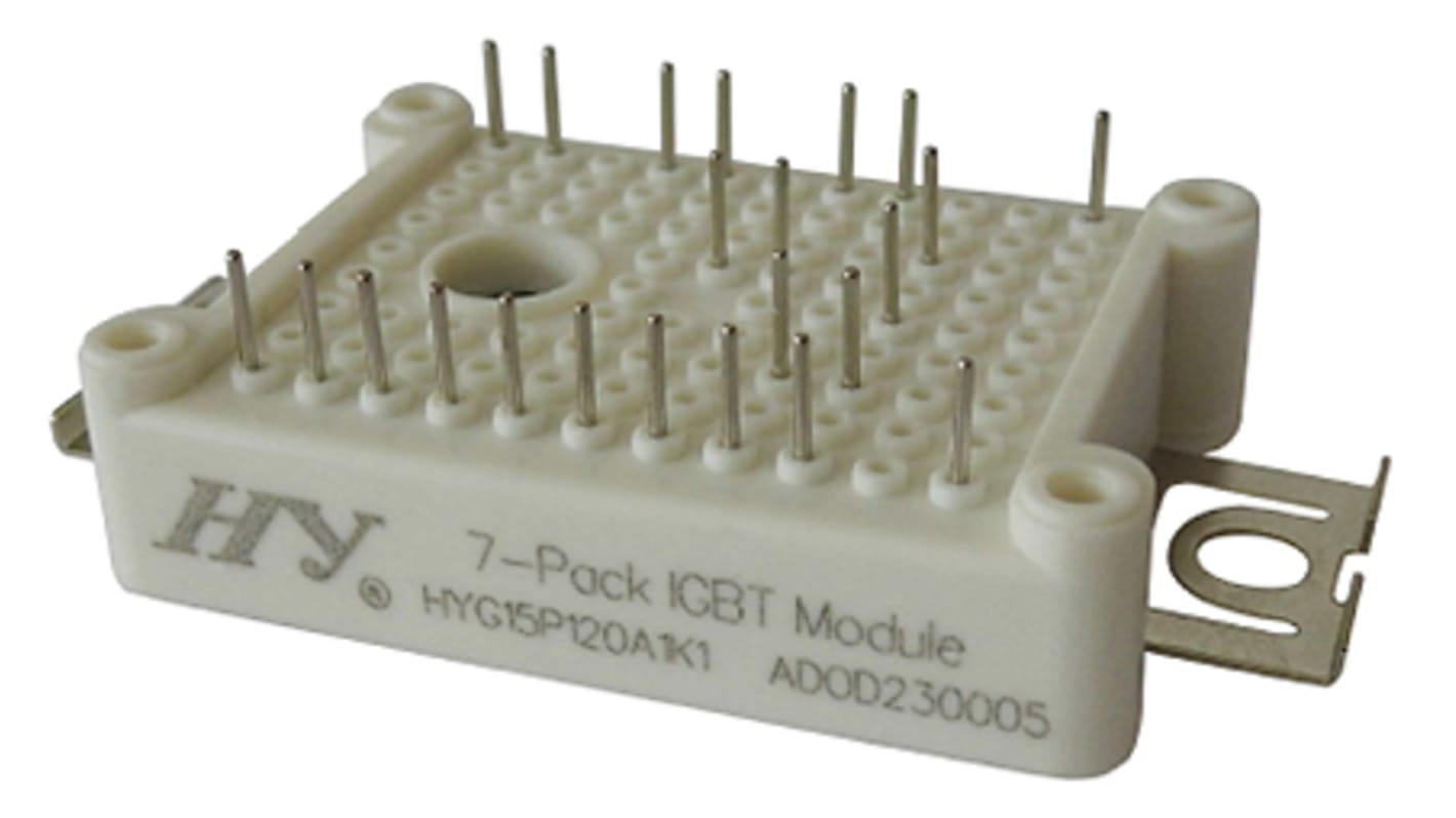 Módulo IGBT, HYG15P120A1K1, N-Canal, 20 A, 1.200 V, 22-Pines Trifásico