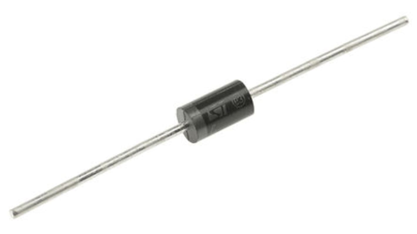 STMicroelectronics 600V 5A, Rectifier Diode, 2-Pin DO-201AD STTH5L06RL