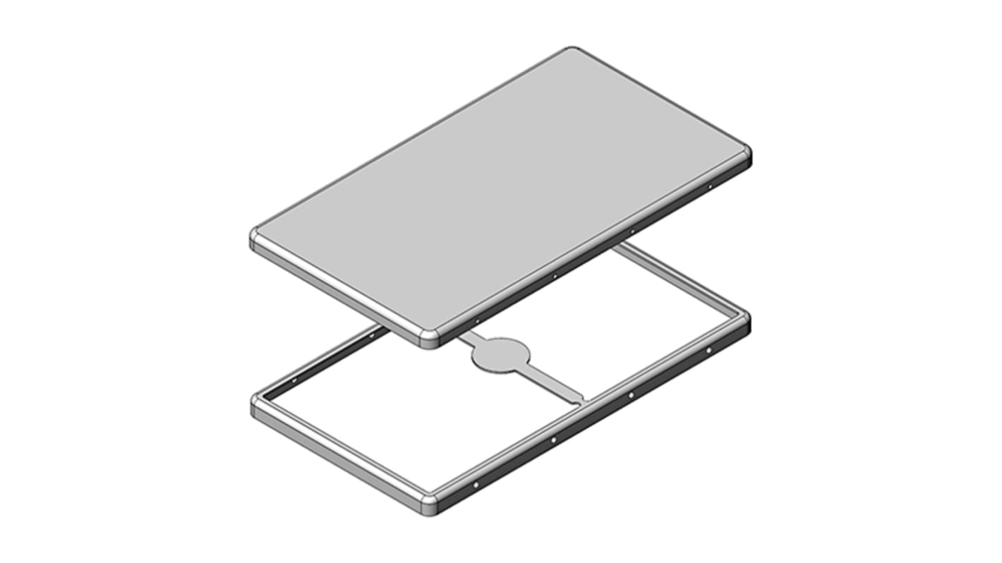 PCB ház, Ónbevonatú acél, 63.1 x 35.5 x 2.8mm