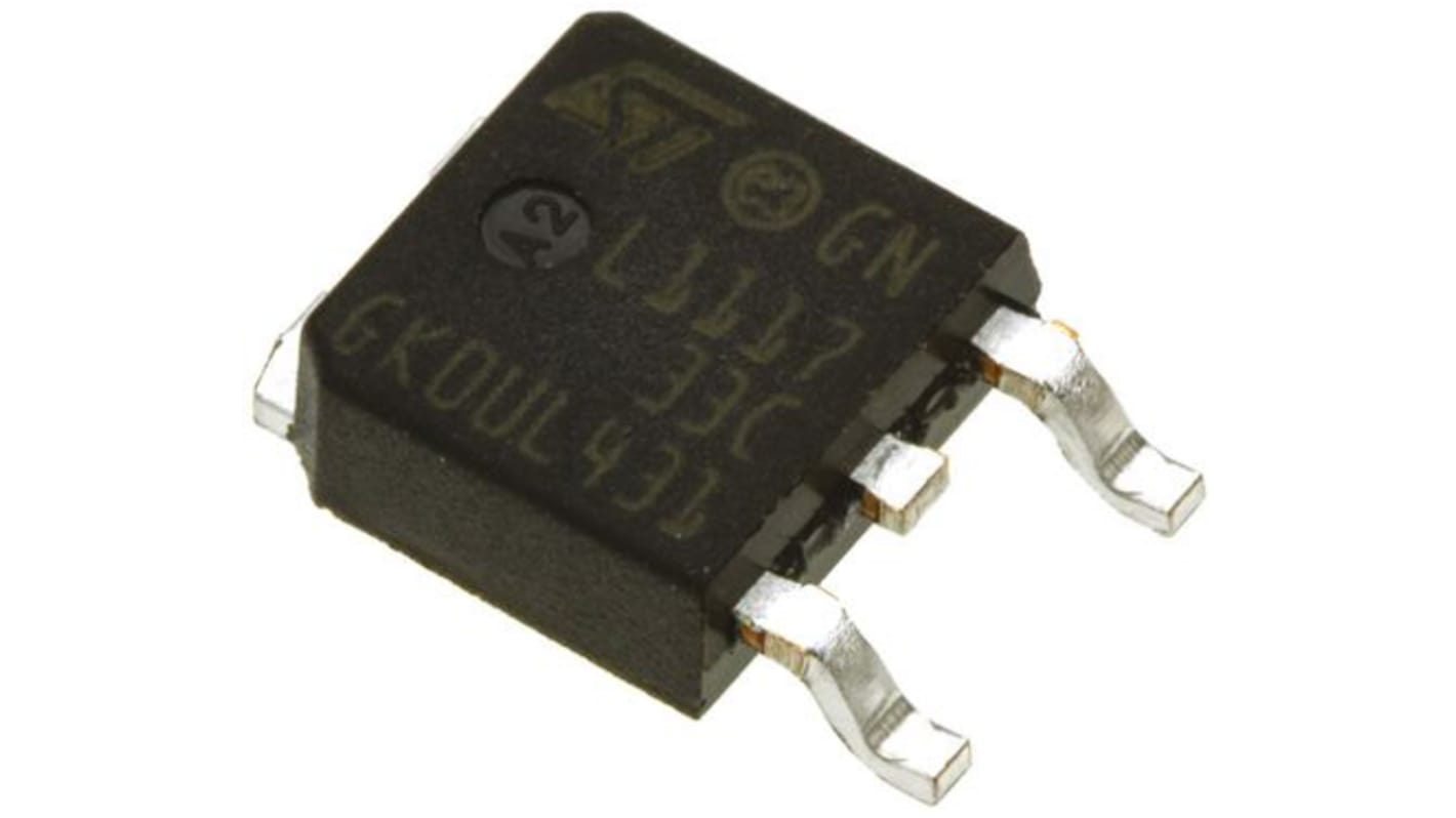 STMicroelectronics Pチャンネル MOSFET60 V 10 A 表面実装 パッケージDPAK (TO-252) 3 ピン