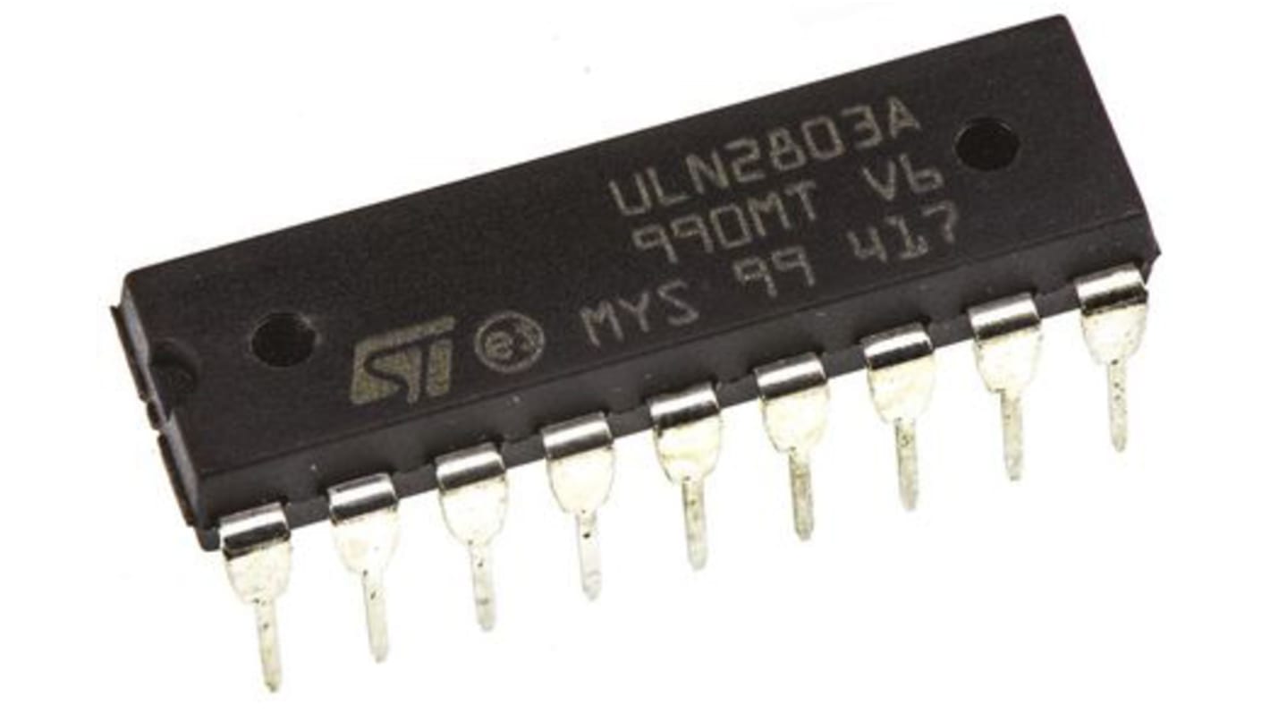 STMicroelectronics NPN ダーリントントランジスタ, 50 V, 500 mA, 18-Pin DIP