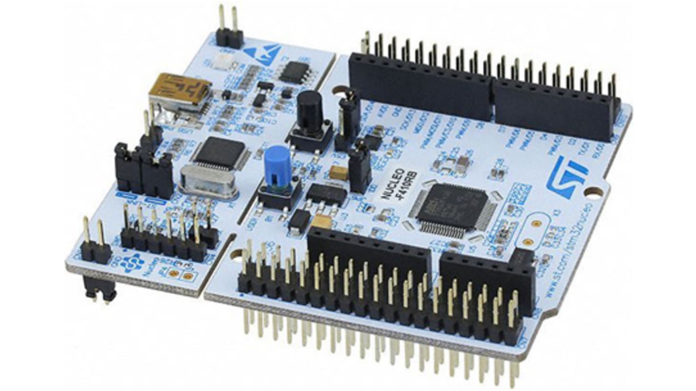 Placa de desarrollo STM32 Nucleo-64 de STMicroelectronics, con núcleo ARM Cortex M4F