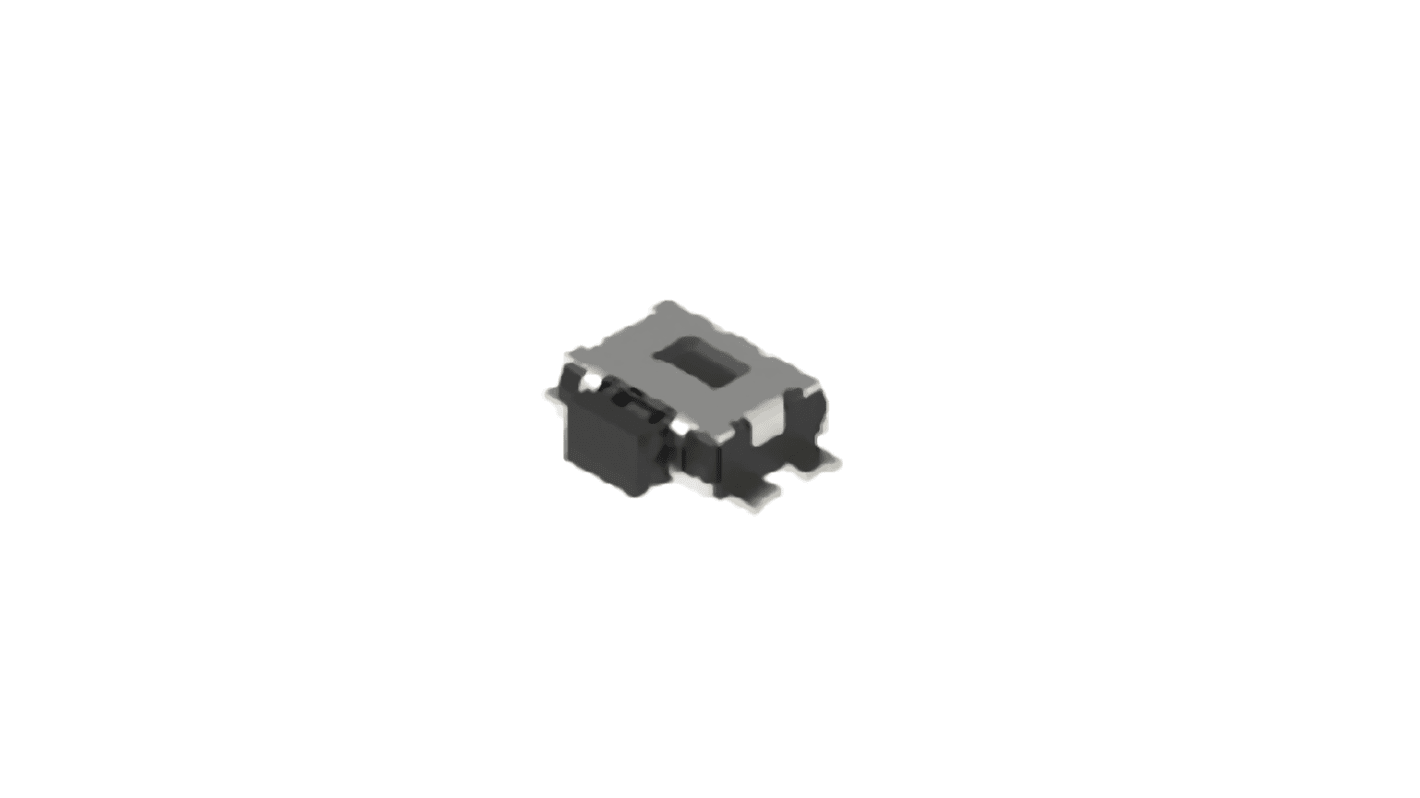 Alps Alpine Black Button Tactile Switch, SPST 50 mA 0.65mm Surface Mount