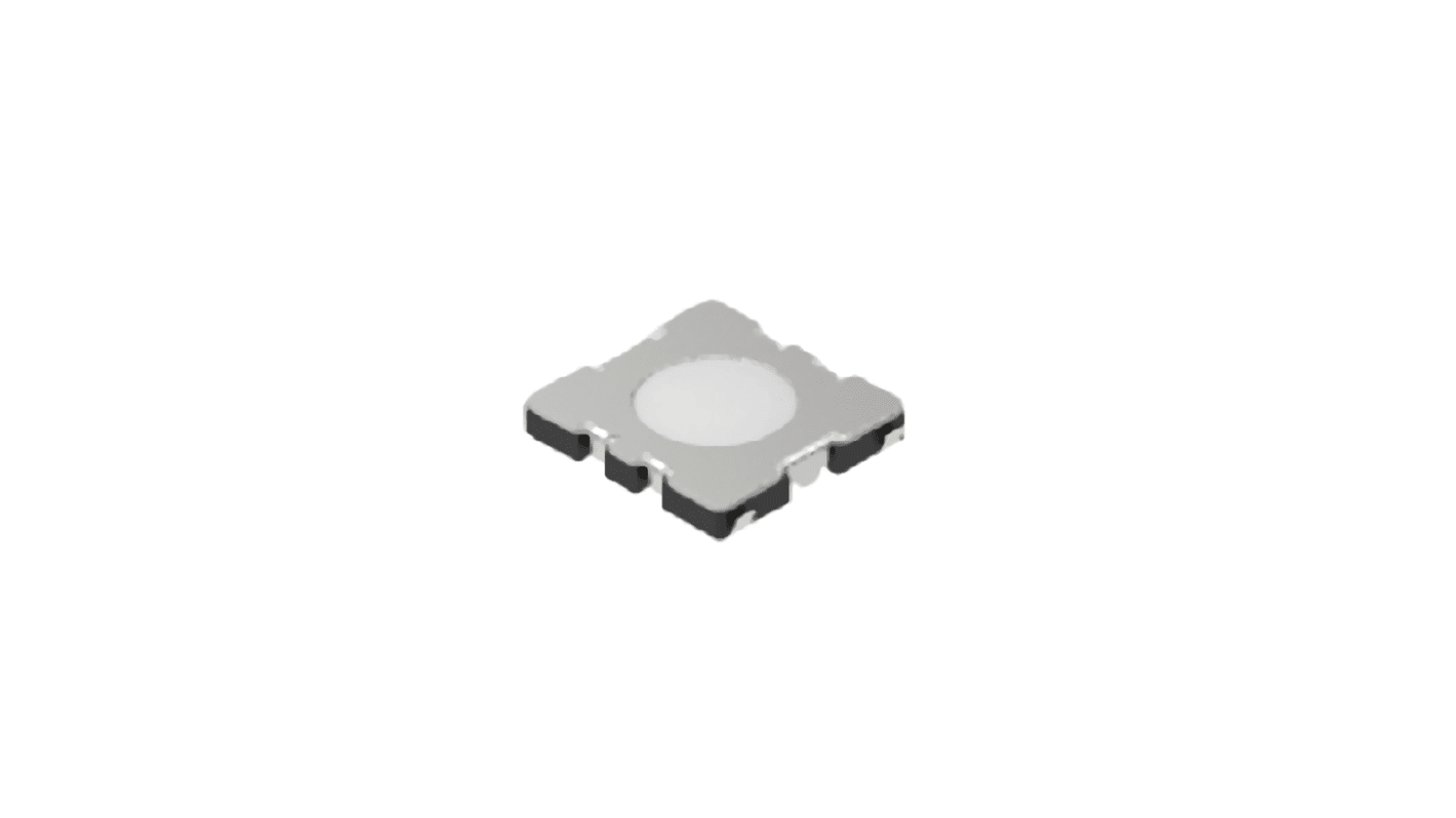 White Button Tactile Switch, DPST 50 mA Surface Mount