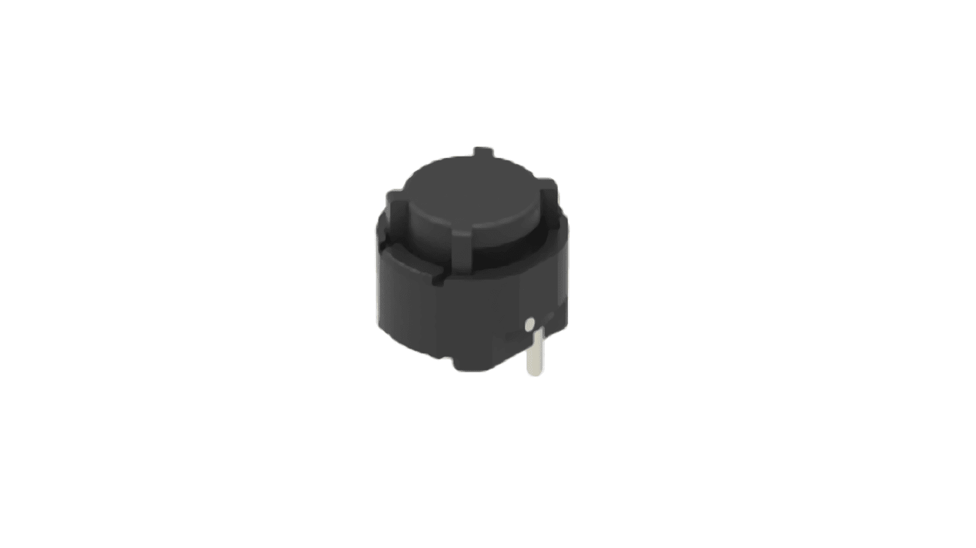 Alps Alpine Grey Button Tactile Switch, SPST 50 mA 1.5mm Through Hole