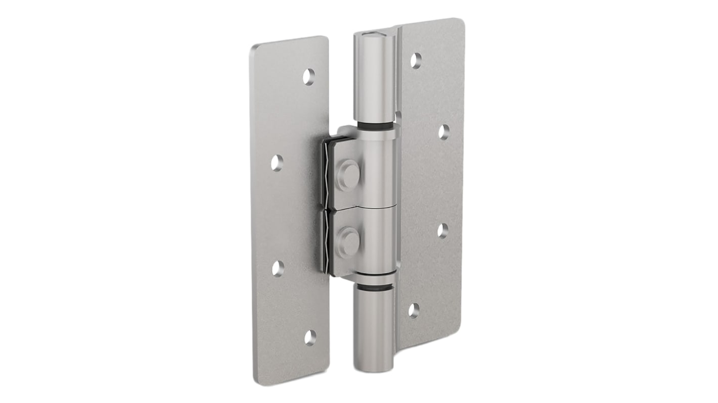 Pinet Polished Stainless Steel Friction Hinge, Screw Fixing, 90mm x 82.5mm x 2.5mm