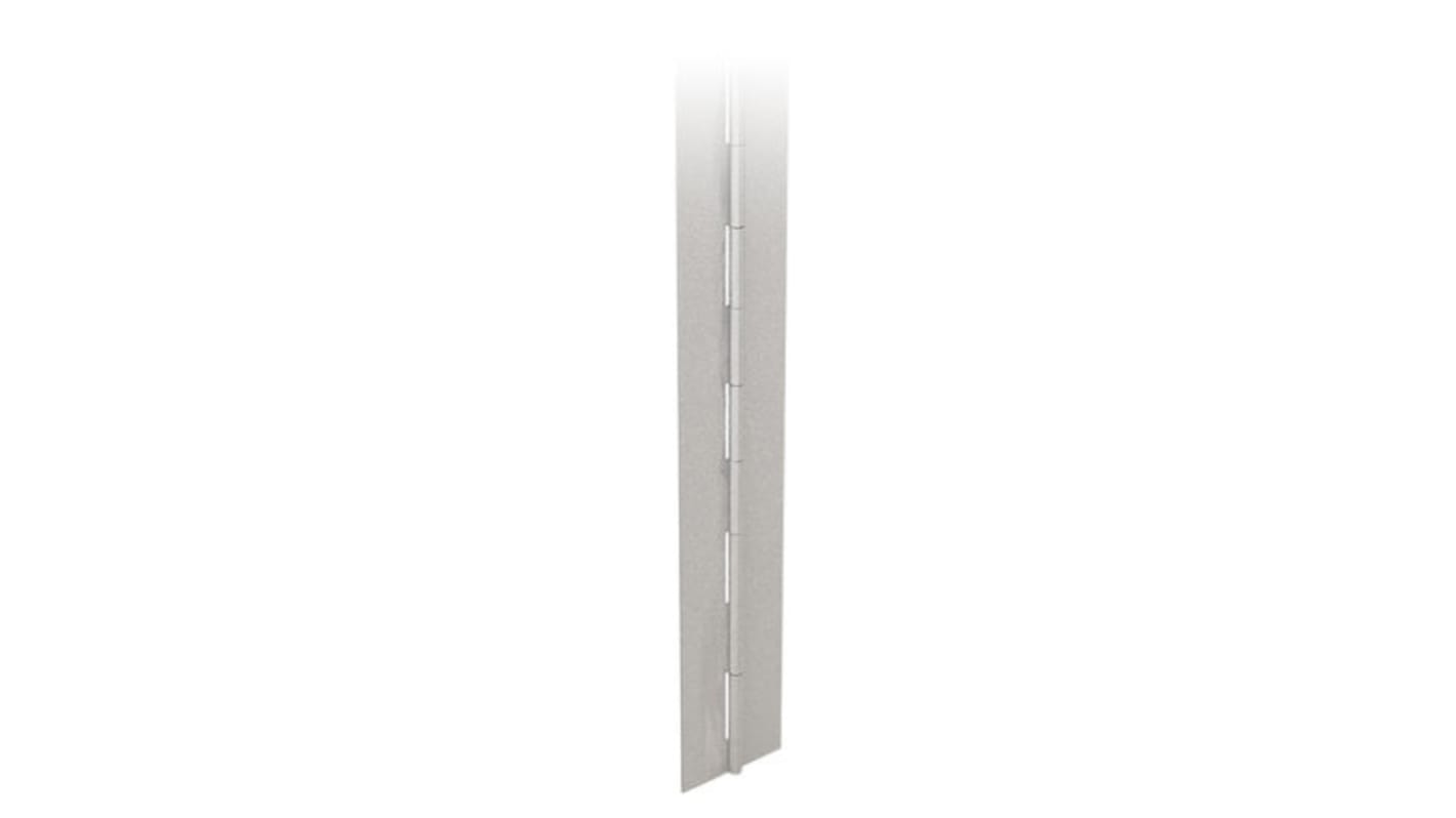 Bisagra de piano de giro libre Pinet de Aluminio, dimensiones 2000mm x 80mm x 3mm