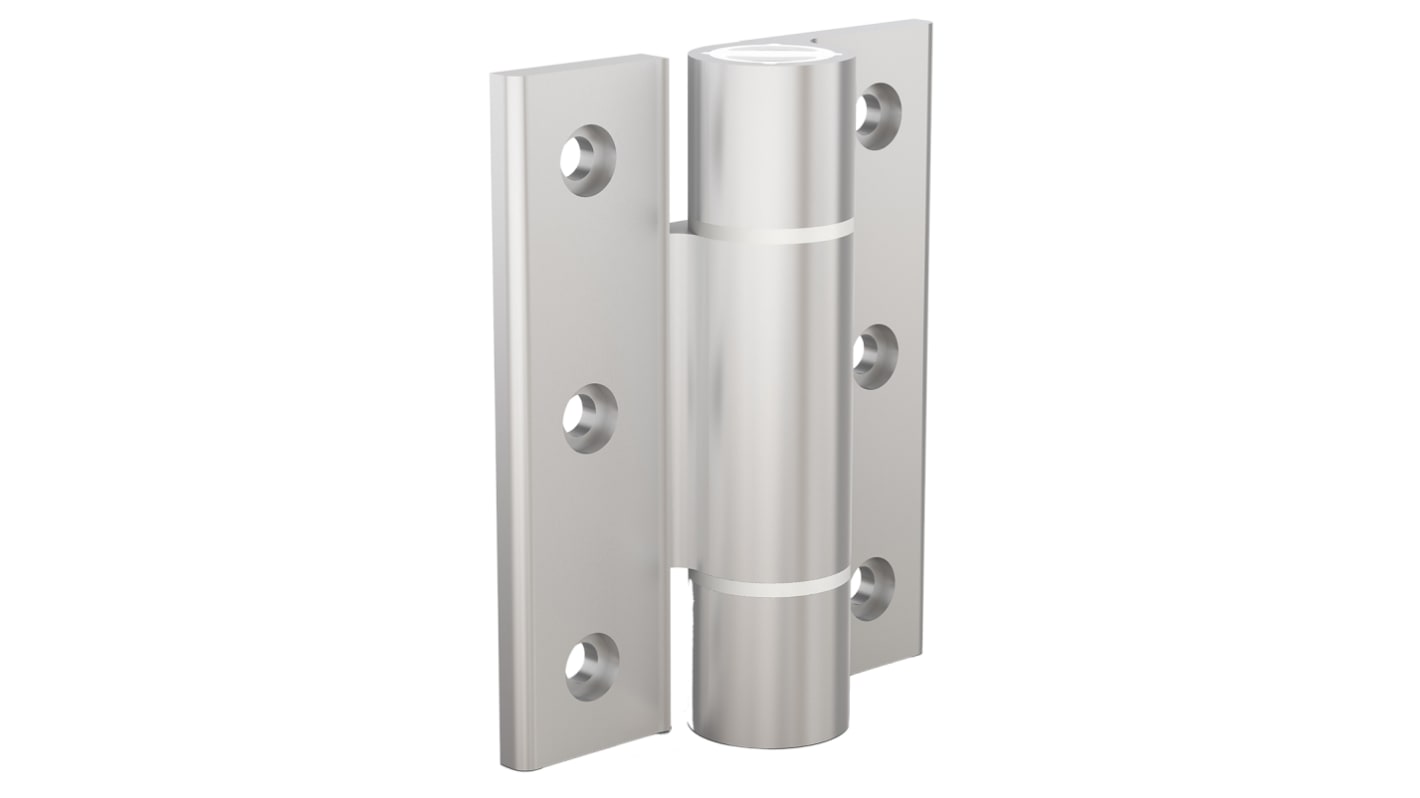 7214258 Aluminium Spring Hinge, Screw Fixing, 100mm x 82.5mm