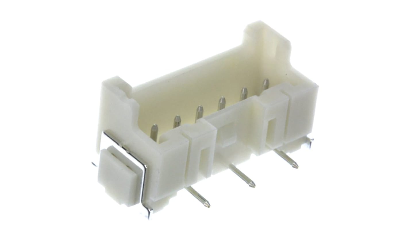 JST XA Series Straight Surface Mount PCB Header, 6 Contact(s), 2.5mm Pitch, 1 Row(s), Shrouded