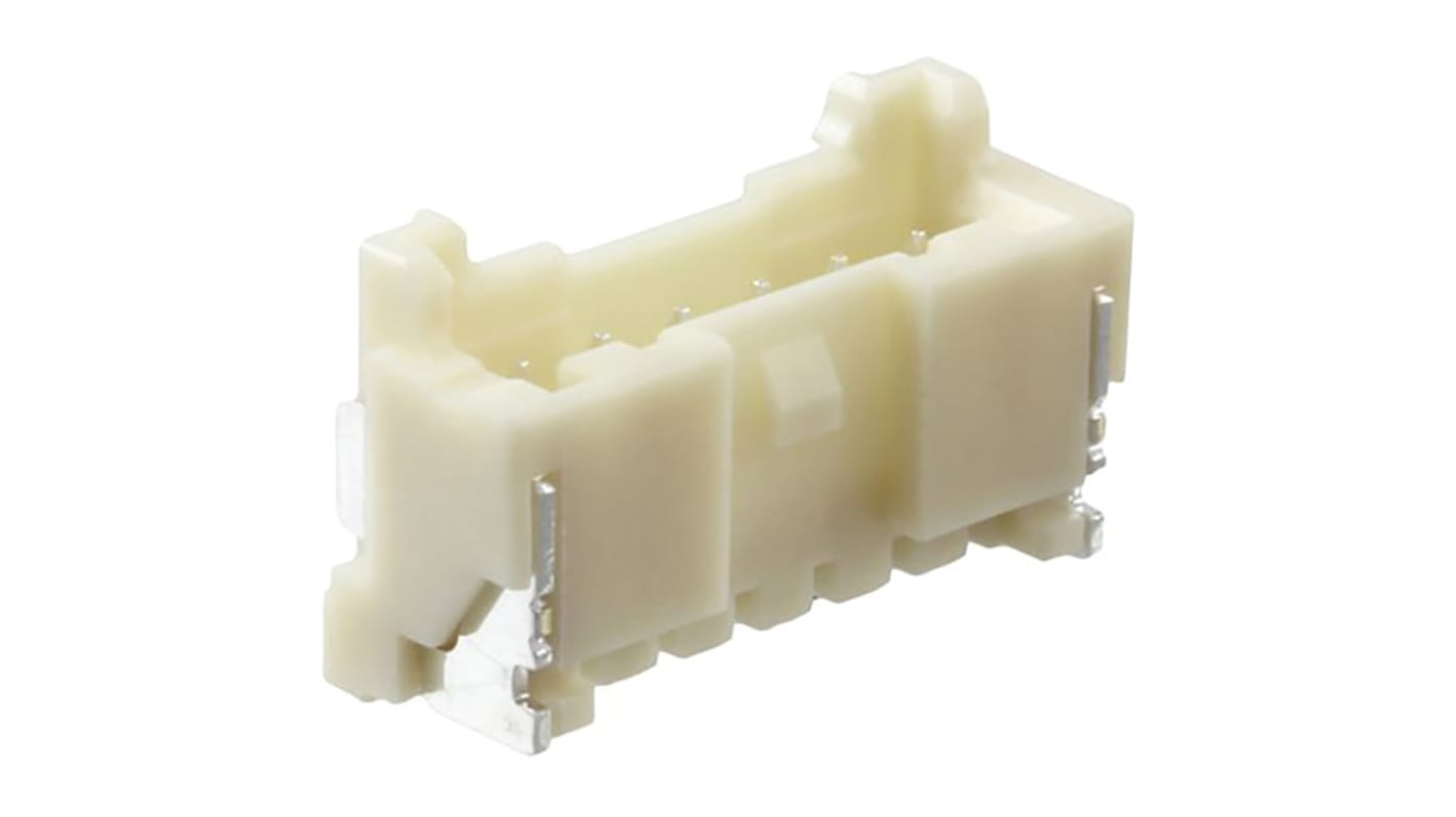 JST PA Series Straight Surface Mount PCB Header, 6 Contact(s), 2.0mm Pitch, 1 Row(s), Shrouded