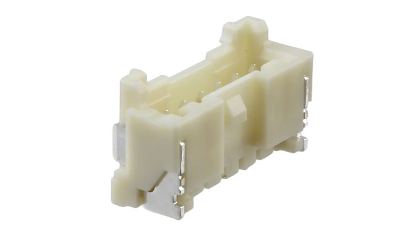 Conector macho para PCB Ángulo de 90° JST serie PA de 6 vías, 1 fila, paso 2.0mm, para soldar, Montaje Superficial